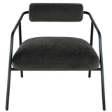 District Eight Cyrus Occasional Chair in Pewter Black HGDA700