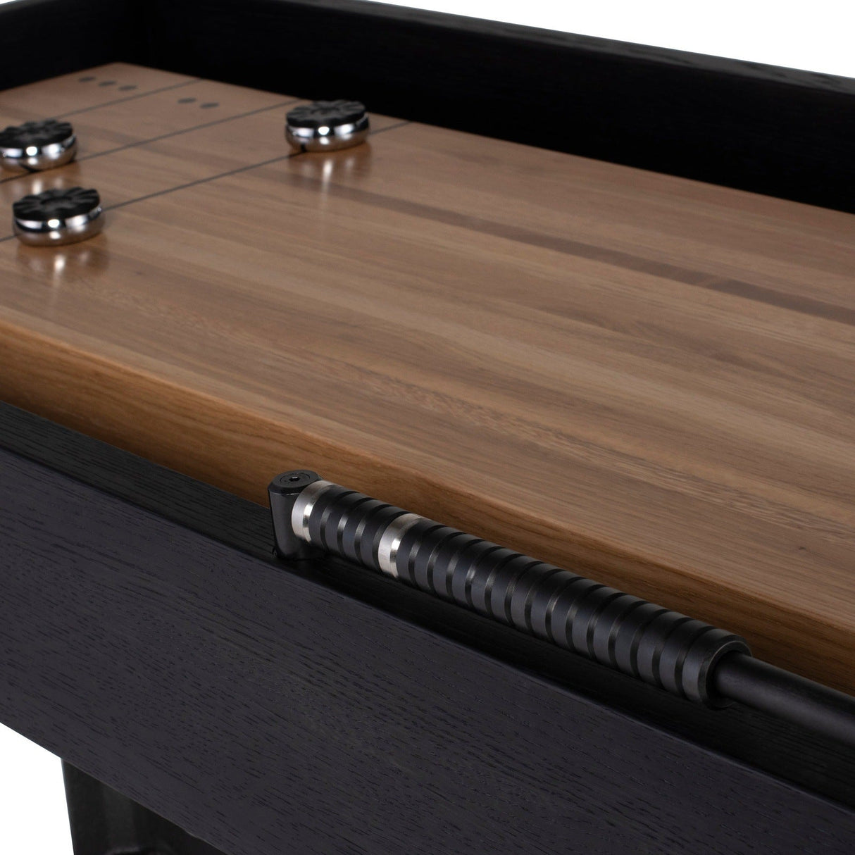 District Eight Shuffleboard Gaming Table in Ebonized HGDA769