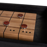 District Eight Shuffleboard Gaming Table in Ebonized HGDA769