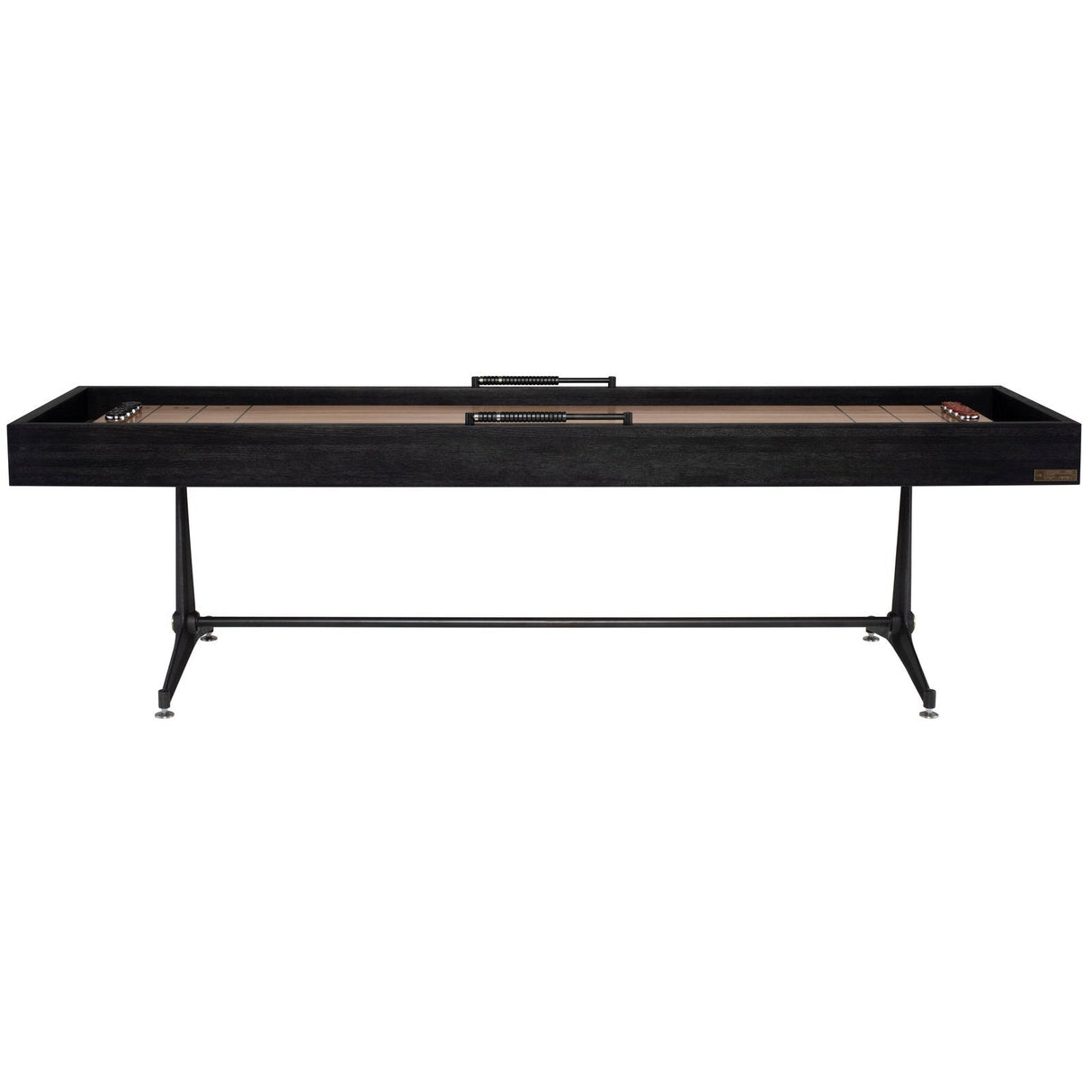 District Eight Shuffleboard Gaming Table in Ebonized HGDA769