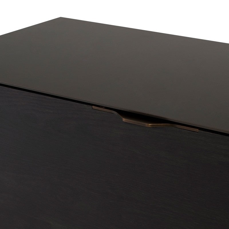 District Eight Drift Media Cabinet Unit in Ebonized HGDA830