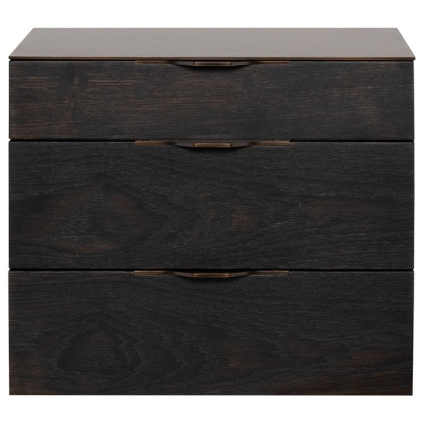 District Eight Drift Side Table in Ebonized HGDA836