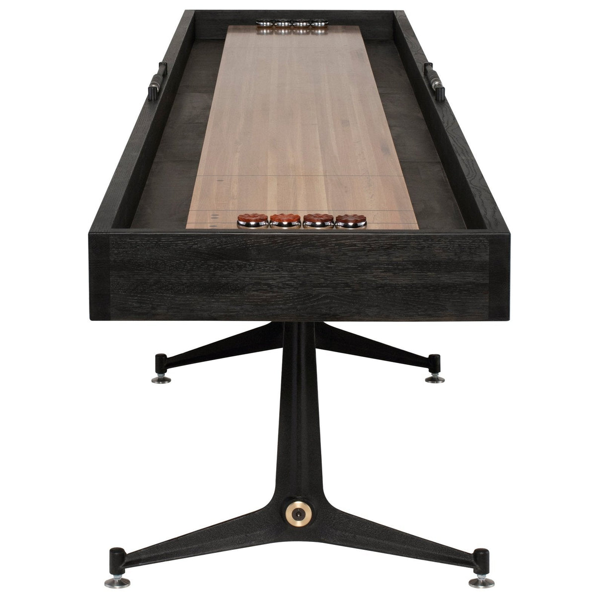 District Eight ShuffleBoard 156.3″ Gaming Table Ebonized HGDA842