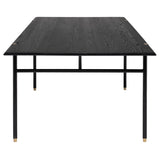 District Eight Stacking Dining Table in Ebonized/Black HGDA848