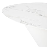 Nuevo Living Oblo 78.8" Dining Table in White HGNE282