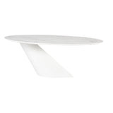 Nuevo Living Oblo 78.8" Dining Table in White HGNE282