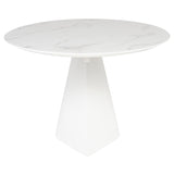 Nuevo Living Oblo 78.8" Dining Table in White HGNE282