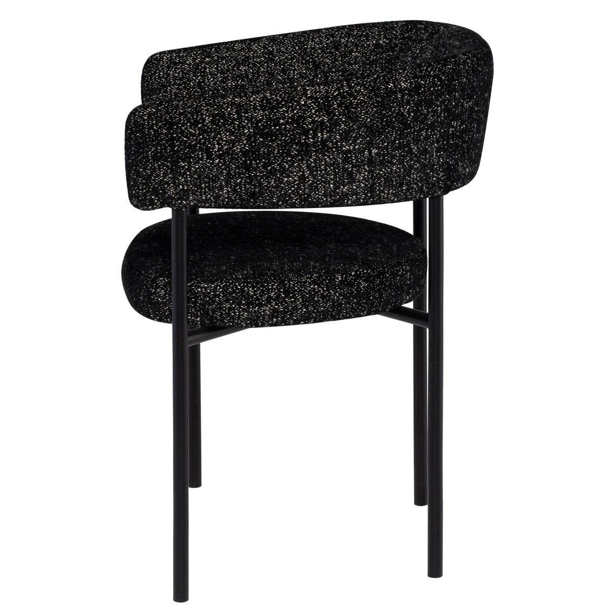 Nuevo Living Cassia Dining Chair in Salt & Pepper HGSN111