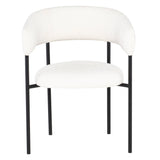 Nuevo Living Cassia Dining Chair in Buttermilk Boucle HGSN154