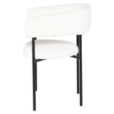 Nuevo Living Cassia Dining Chair in Buttermilk Boucle HGSN154