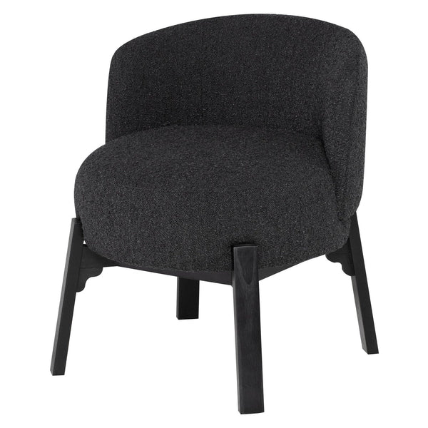Nuevo Living Adelaide Dining Chair in Licorice Boucle HGSN172