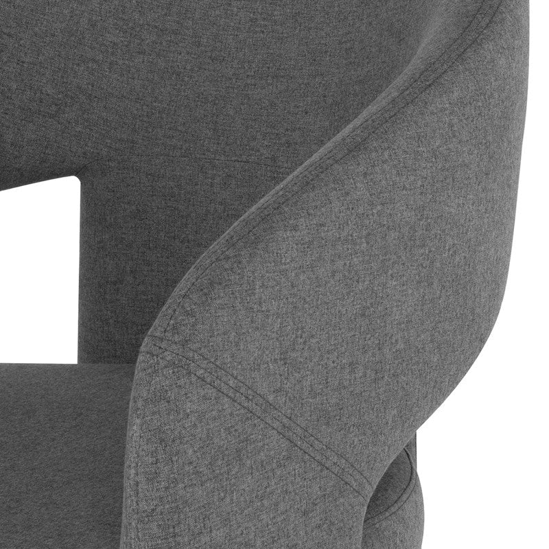 Nuevo Living Anise Occasional Chair in Shale Grey HGSN238