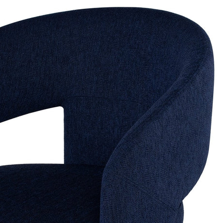 Nuevo Living Anise Occasional Chair in True Blue HGSN241