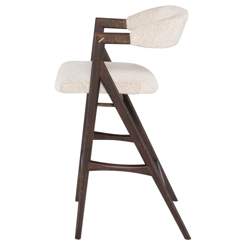 Nuevo Living Anita Counter Stool in Shell HGSR783