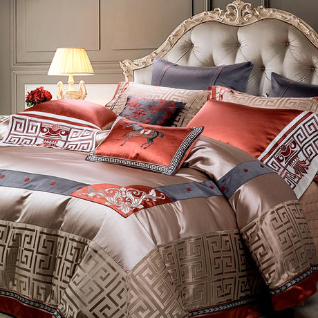 Venora Luxury Jacquard Duvet Cover Set