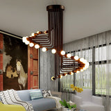 Modern Nordic Spiral Chandelier