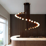 Modern Nordic Spiral Chandelier