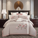 Magnela Luxury Egyptian Cotton Classical Embroidery Duvet Cover Set Duvet Cover Set - Point Design King / 4 Pieces pointdsgn.com