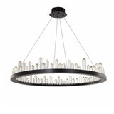 Black Ring Chandelier