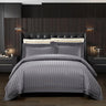 Marnula Egyptian Cotton Premium Soft Silky Duvet Cover Set Duvet Cover Set - Venetto Design Grey / King / 4 Pieces Venettodesign.com