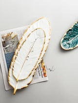 Point Feather Style Plates