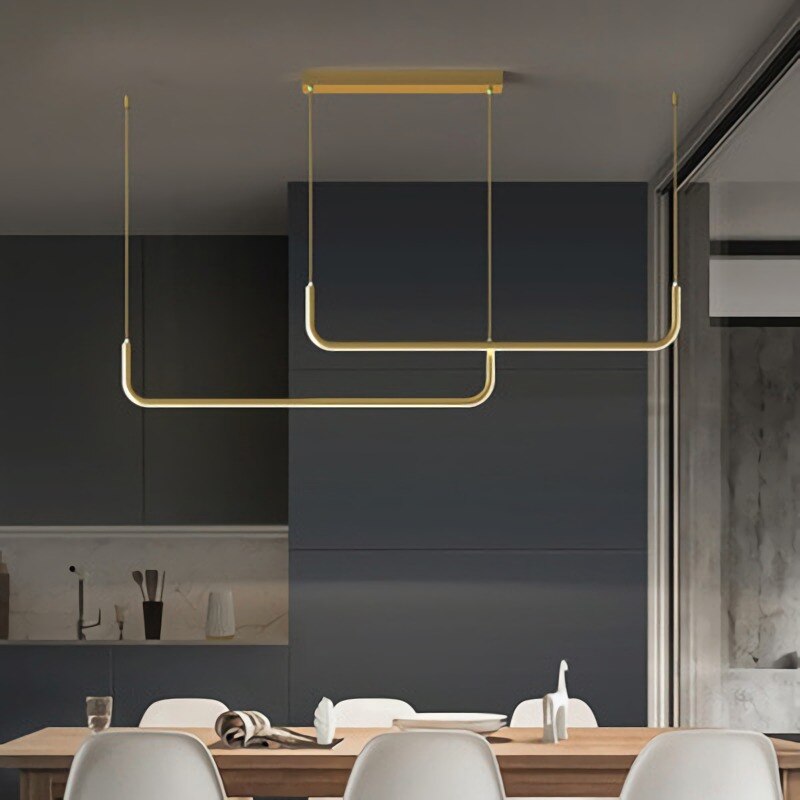 Minimal Stick Chandelier