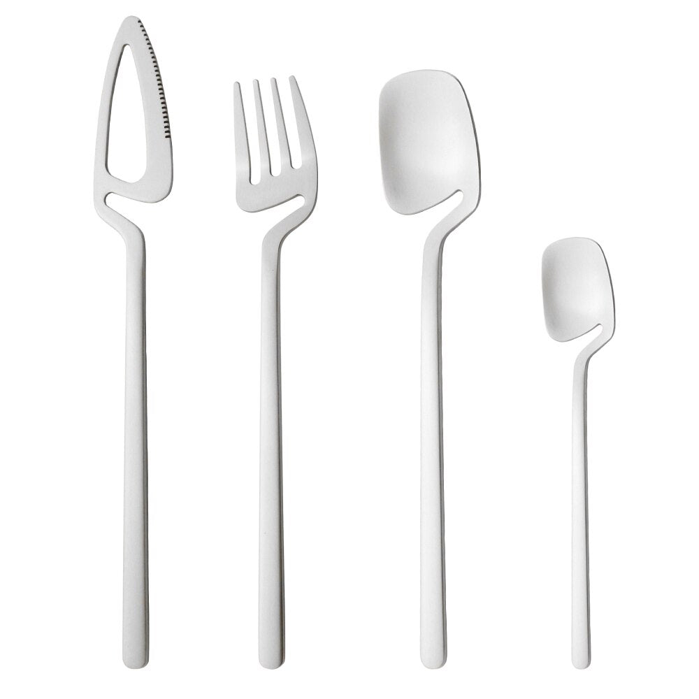 Point Curved Cutlery Set