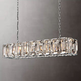 Harson Crystal Rectangular Chandelier 62"