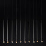 Harley Modern Linear Chandelier 48" chandeliers for dining room,chandeliers for stairways,chandeliers for foyer,chandeliers for bedrooms,chandeliers for kitchen,chandeliers for living room Rbrights Matte Black  