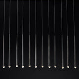 Harley Modern Linear Chandelier 60" chandeliers for dining room,chandeliers for stairways,chandeliers for foyer,chandeliers for bedrooms,chandeliers for kitchen,chandeliers for living room Rbrights Matte Black  