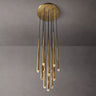 Harley Modern Round Chandelier 18" chandeliers for dining room,chandeliers for stairways,chandeliers for foyer,chandeliers for bedrooms,chandeliers for kitchen,chandeliers for living room Rbrights Lacquered Burnished Brass  