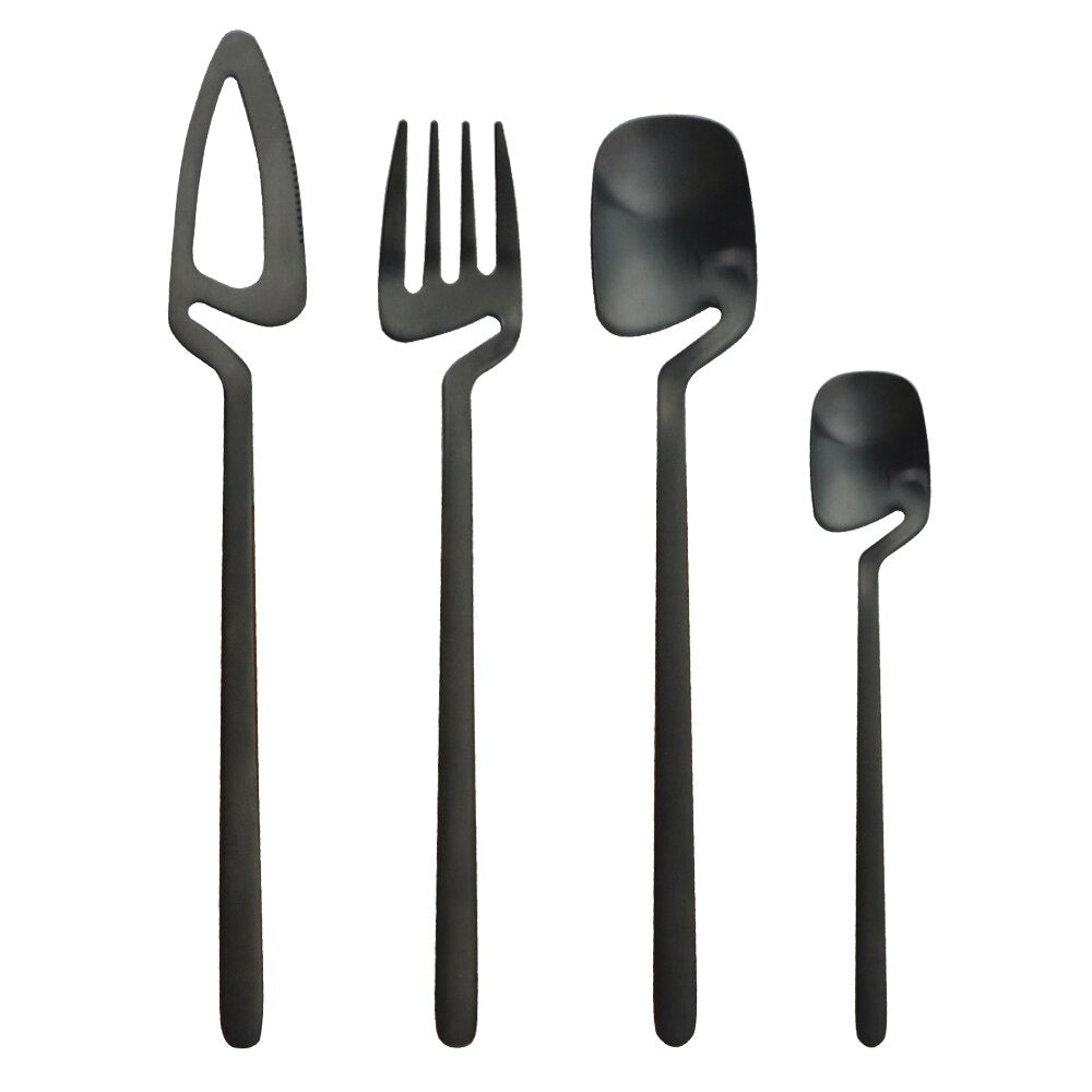 Point Curved Cutlery Set