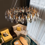 Crystal Drum Chandelier