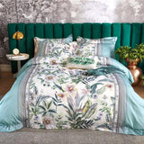 Treviza Botanical Egyptian Cotton Luxury Soft Duvet Cover Set