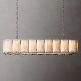 HARLOY Calcite Rectangular Chandelier 62"