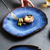 European Deep Blue Plate