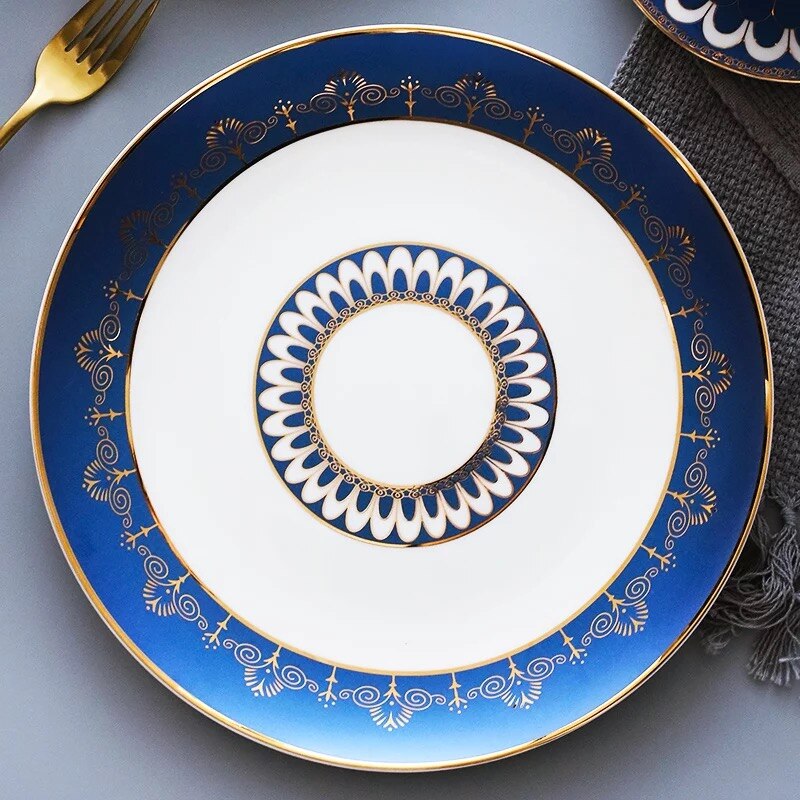 Mediterranean Point Dinner Plates