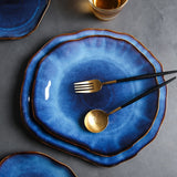 European Deep Blue Plate