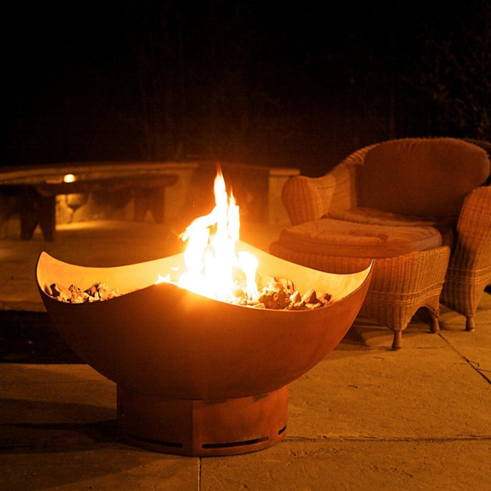 Fire Pit Art Manta Ray Fire Pit