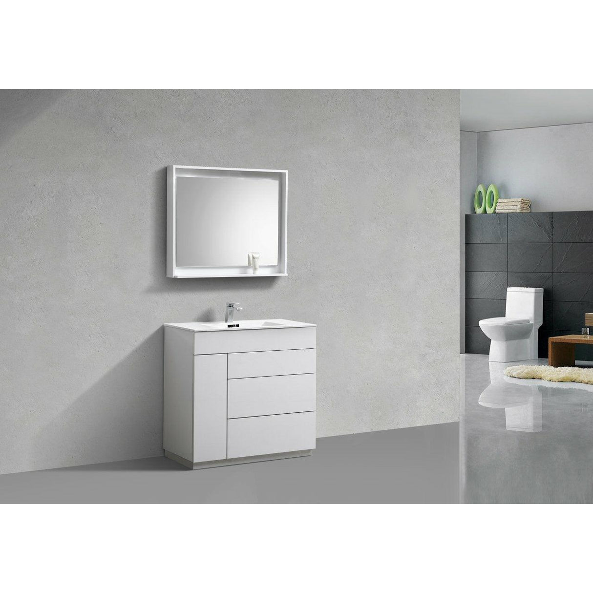 KubeBath Milano Single Bathroom Vanity