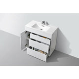 KubeBath Milano Single Bathroom Vanity