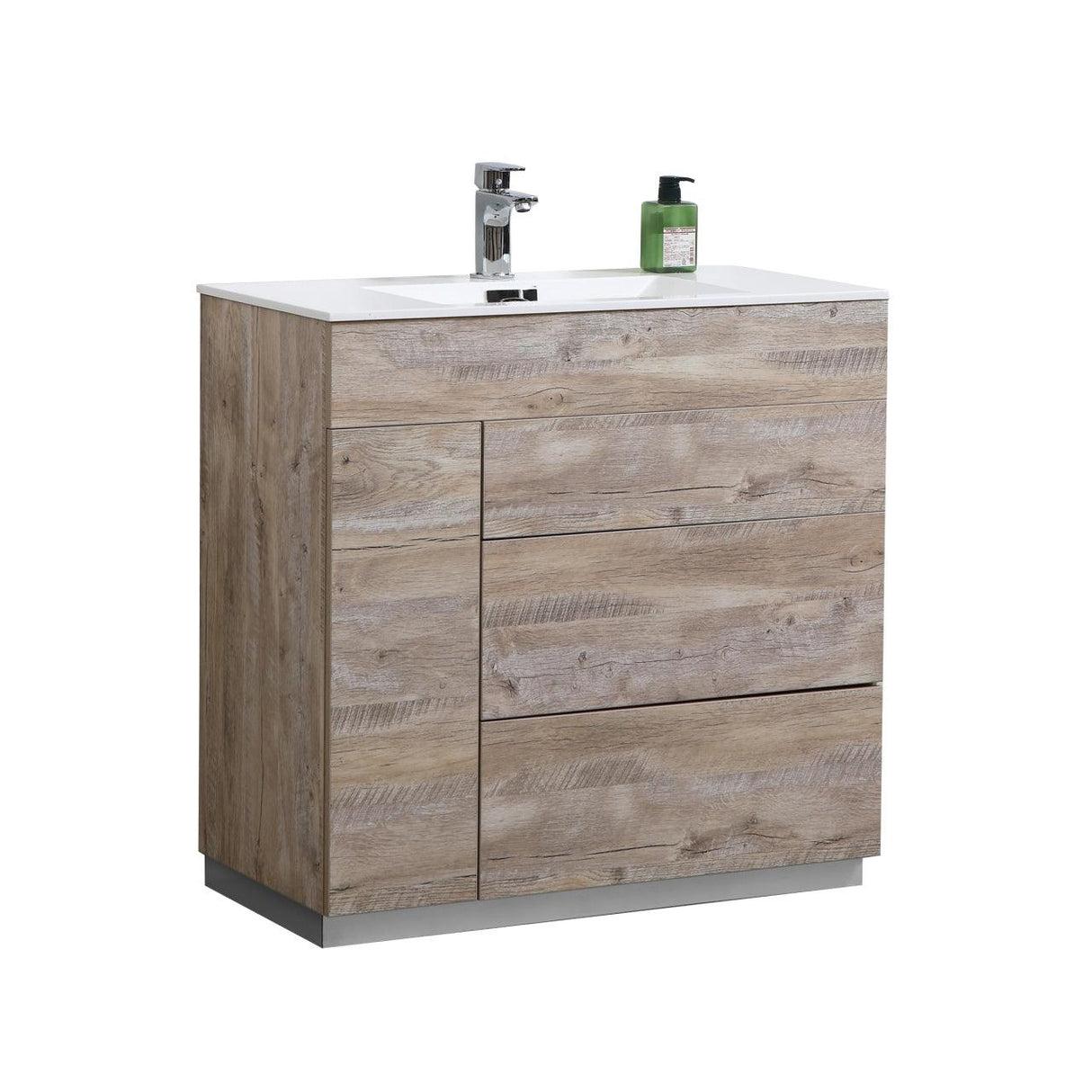 KubeBath Milano Single Bathroom Vanity - Sea & Stone Bath