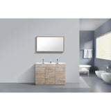 KubeBath Milano Double Sink Modern Bathroom Vanity