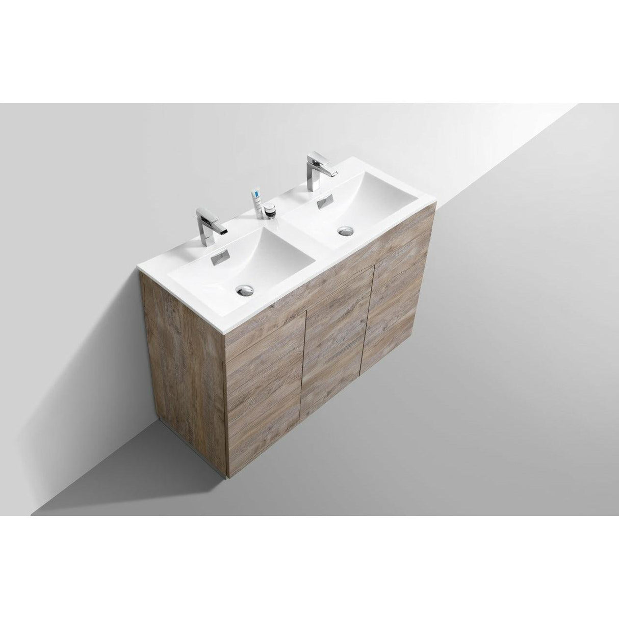 KubeBath Milano Double Sink Modern Bathroom Vanity