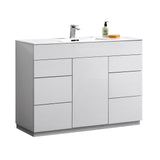 KubeBath Milano Single Bathroom Vanity - Sea & Stone Bath