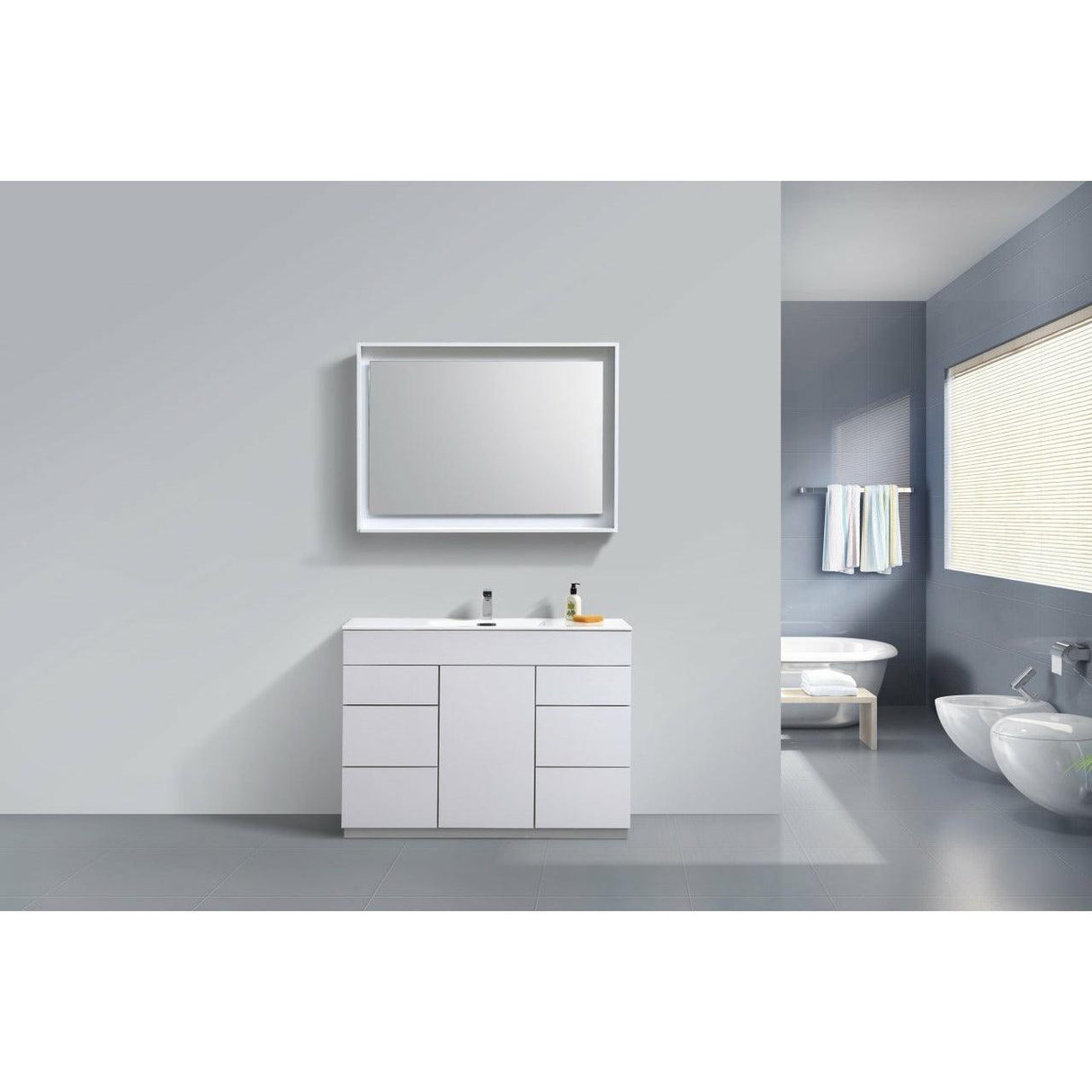 KubeBath Milano Single Bathroom Vanity