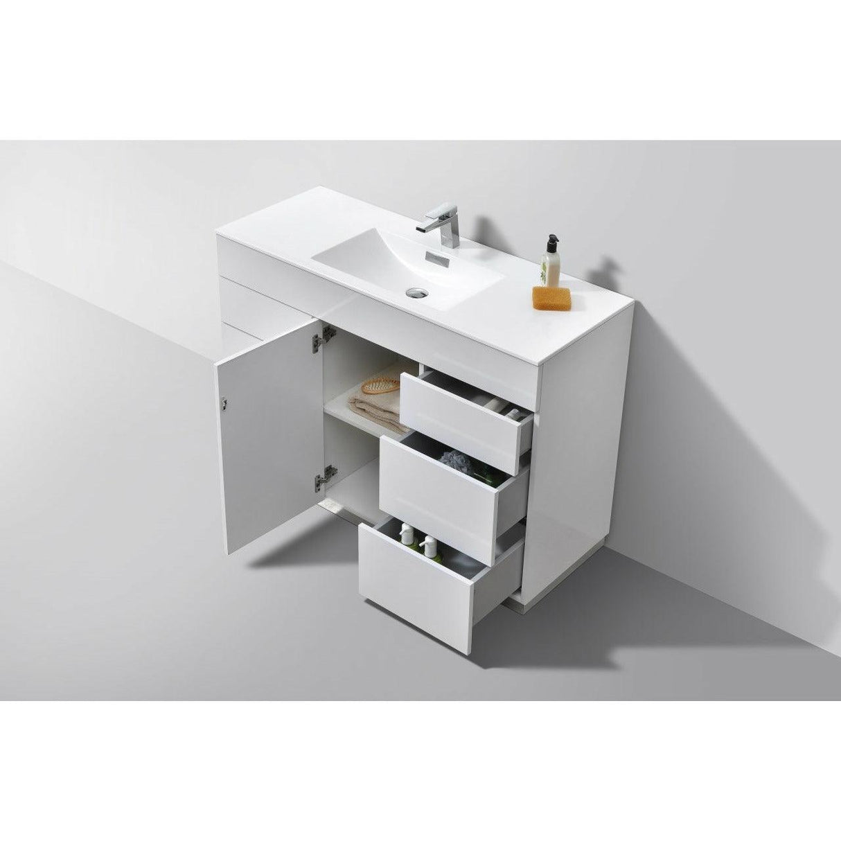 KubeBath Milano Single Bathroom Vanity