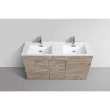 KubeBath Milano Double Sink Modern Bathroom Vanity