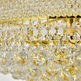 Kaler Elegant Luxury Living Room Three Tier Crystal Chandelier 36" D