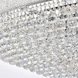 Kaler Elegant Luxury Living Room Three Tier Crystal Chandelier 42" D